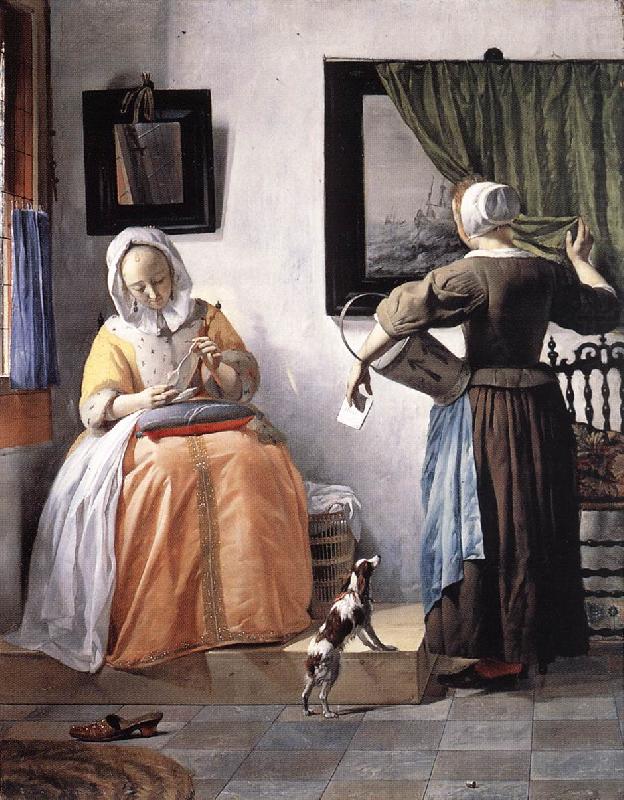METSU, Gabriel Woman Reading a Letter sg china oil painting image